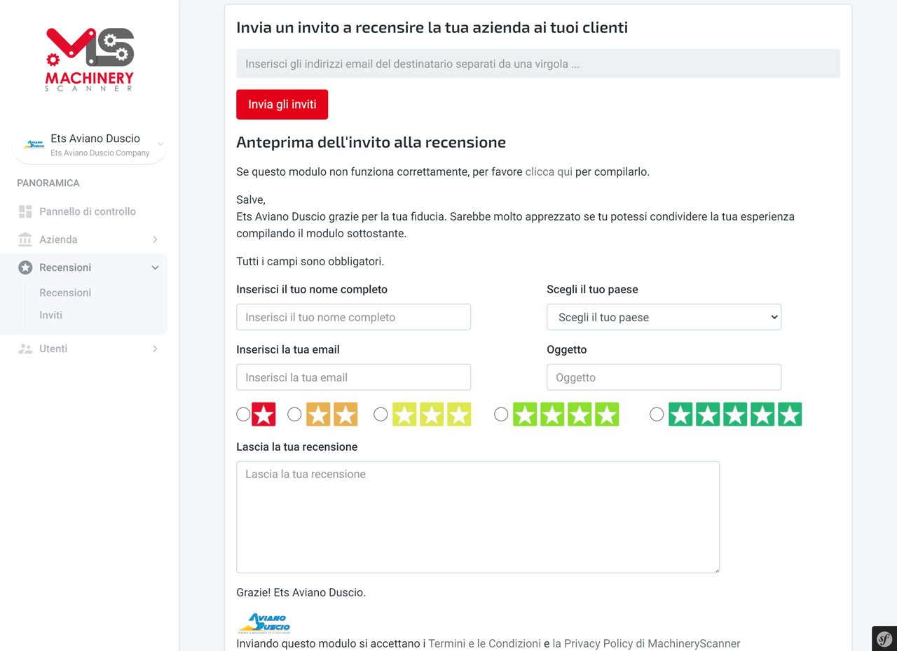 Review system